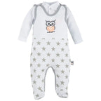 Baby Strampler-Set mit Langarmshirt Eule