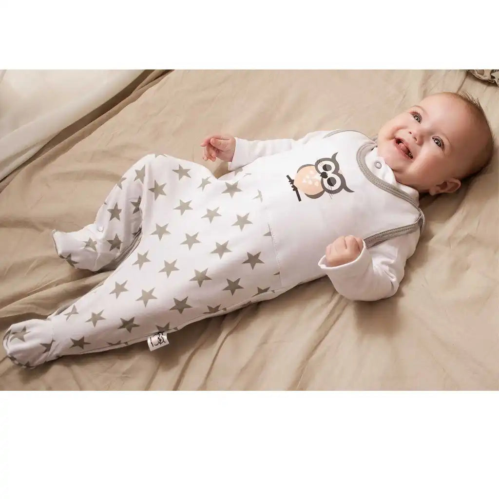 Baby Strampler-Set mit Langarmshirt Eule