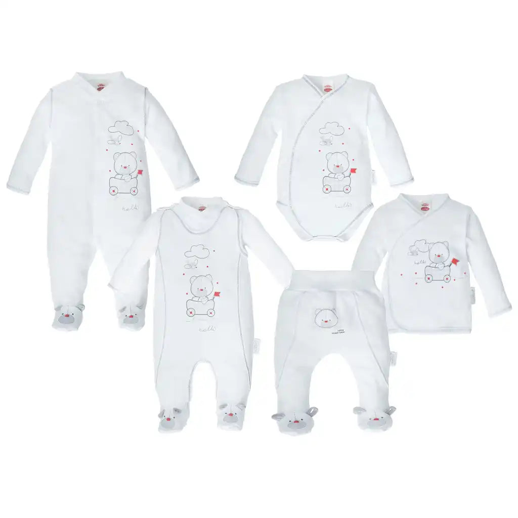 Erstausstattungs Set Weiß Neutral 6tlg. -Organic White-