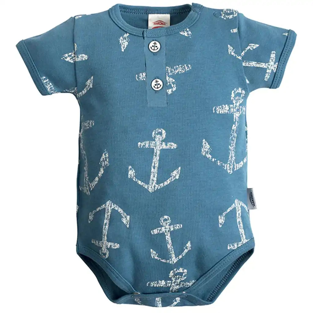 Body Kurzarm Anker Blau -BlueSea-