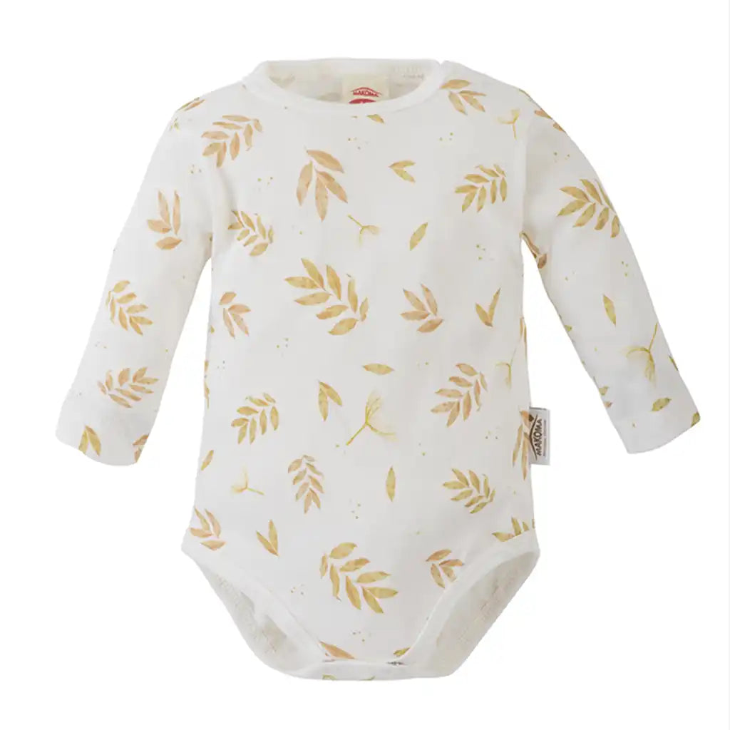 Baby Langarm Body Neutral Weiß -Li&Lu