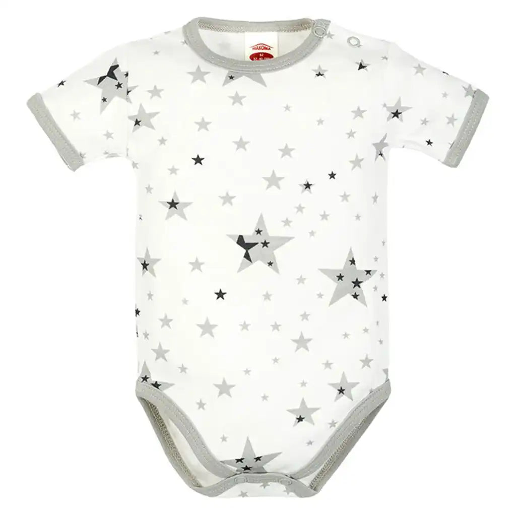 Kurzarm Body Neutral Jungen & Mädchen -Teddy Sterne-
