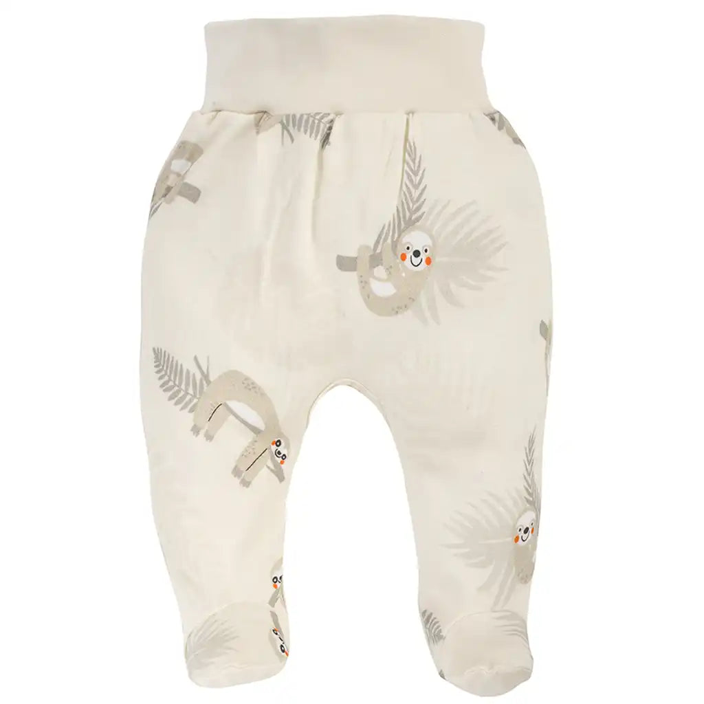 Baby Hose mit Fuß Neutral Beige -Lazy-