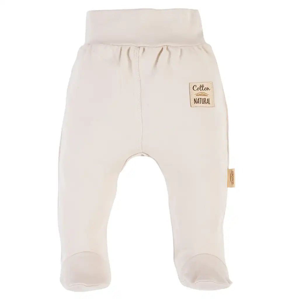 Hose mit Fuß Neutral Strampelhose mit Fuß Beige - EasyLife