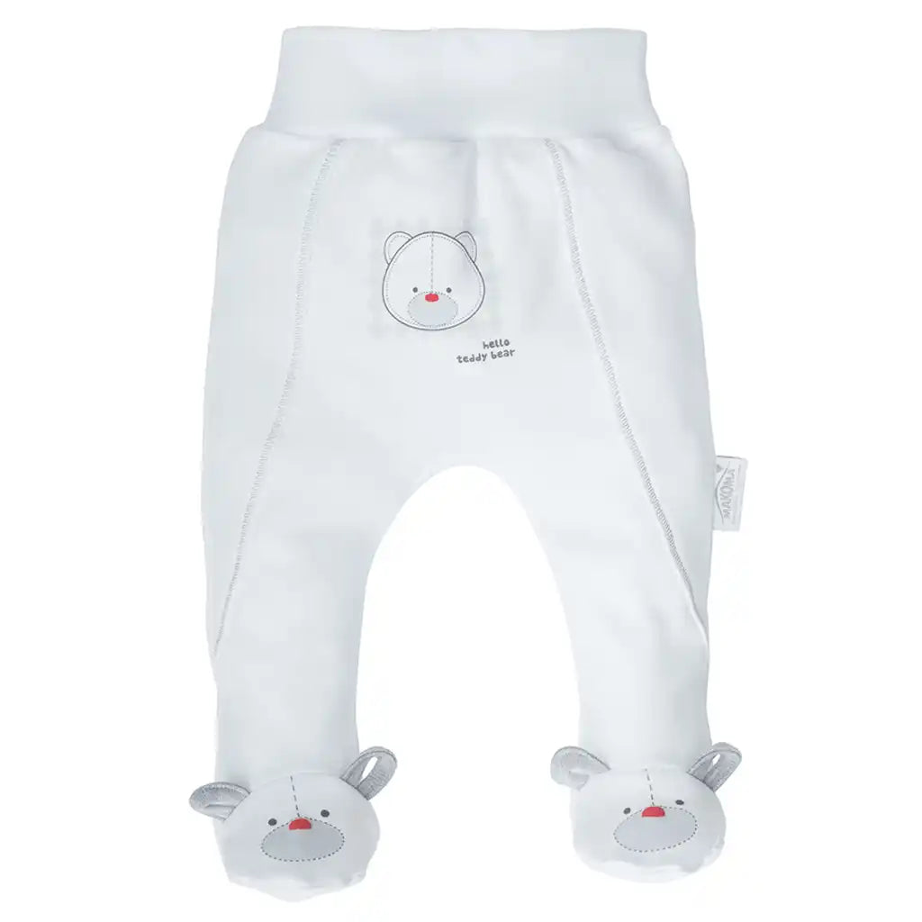 Baby Hose mit Fuß Neutral Weiß
