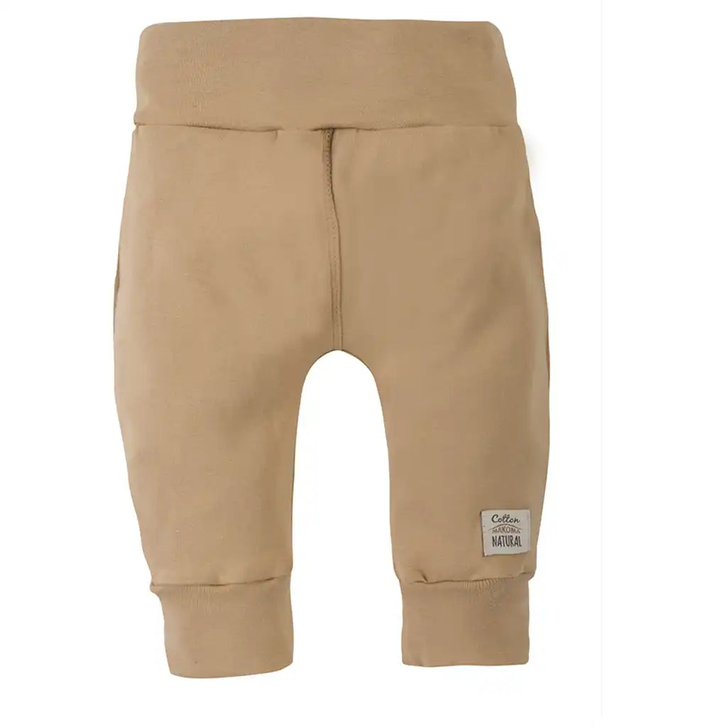 Baby Hose Sweathose mit hohem Bund Braun - EasyLife-