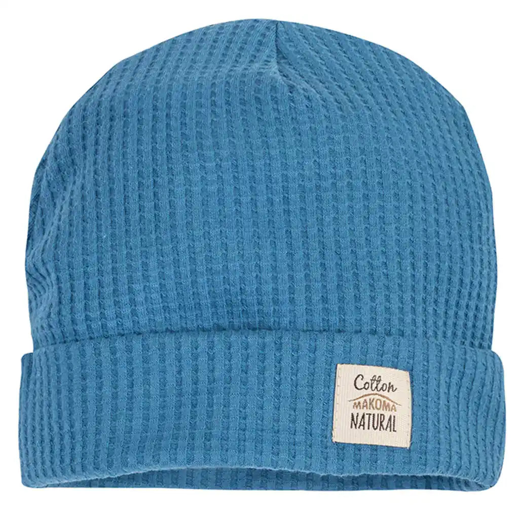 muetze-waffelpique-blau