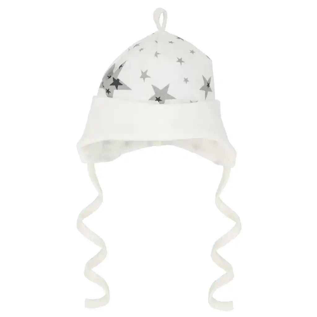 Baby Mütze mit Bindeband -Teddy-