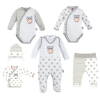 Baby Erstausstattung Set Eule 6 tlg.