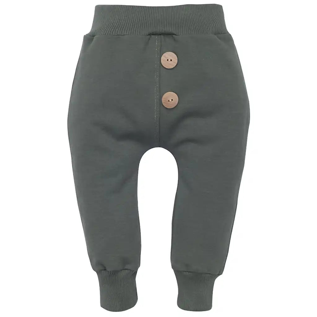 Hose Sweathose Jogginghose Grün -Rose-