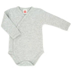 Baby Bekleidungs Set Grau (Wickelbody & Hose)