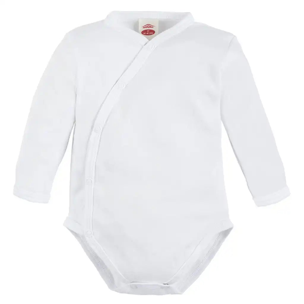Baby Wickelbody Set 3er Pack (Weiß)