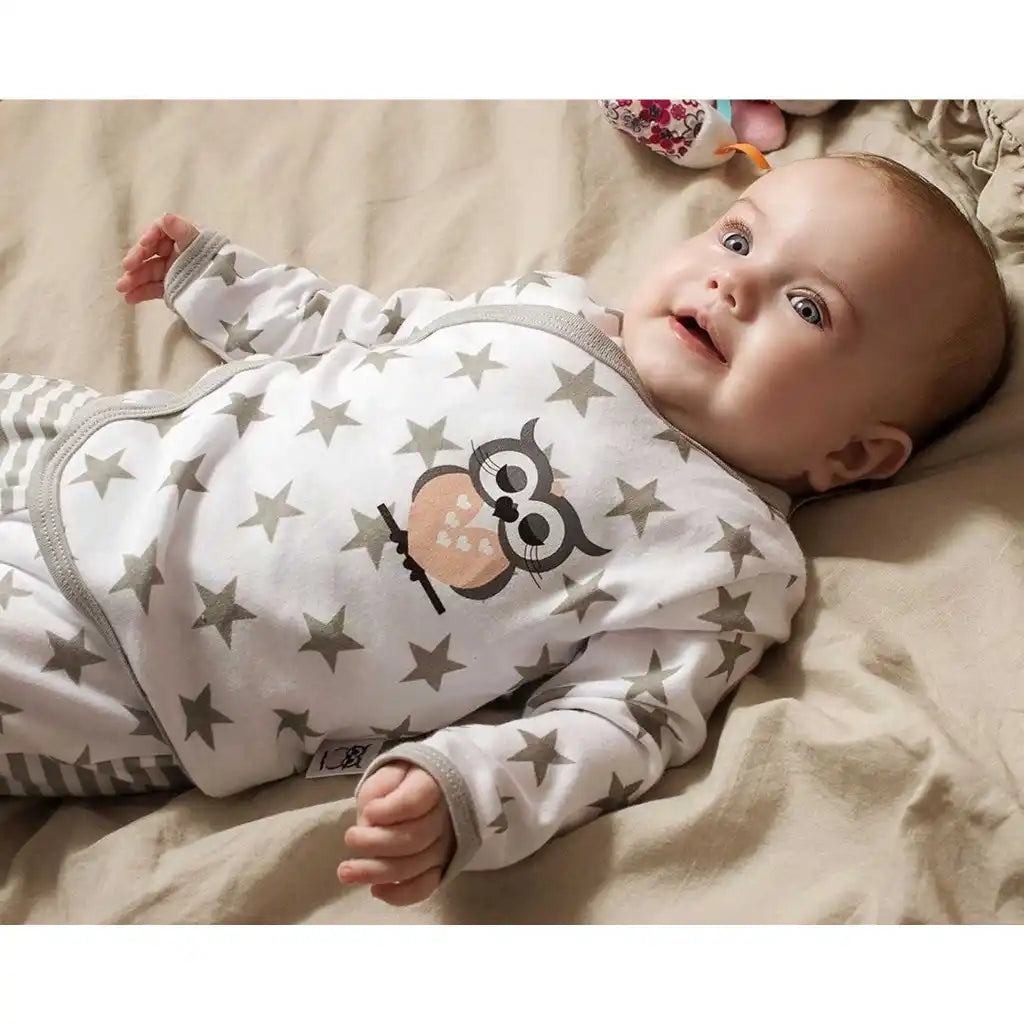 Baby Erstausstattung Set Eule 6 tlg.